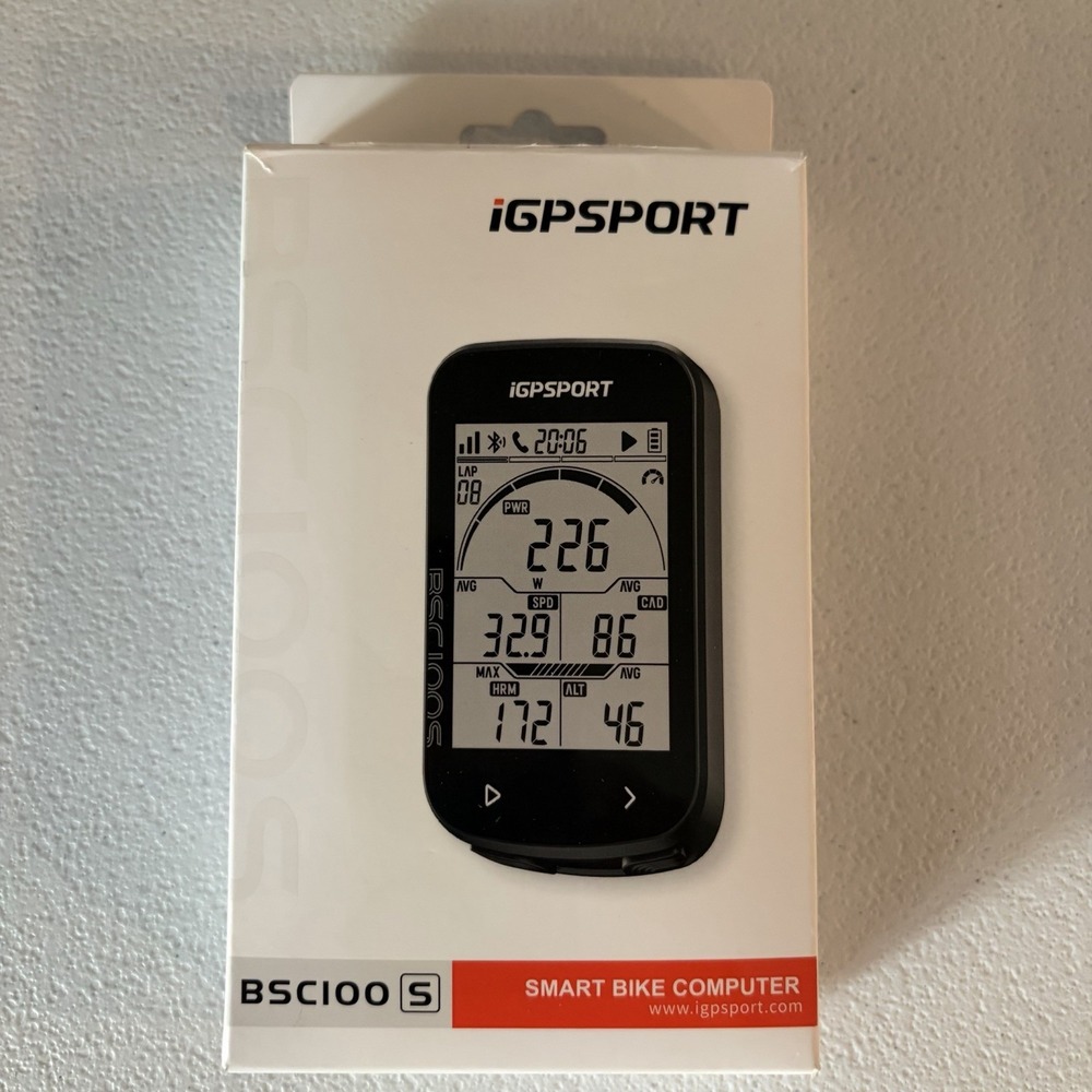 iGPSPORT BSC100S Smart Bike Computer GPS Full GNSS IPX7 - NOB